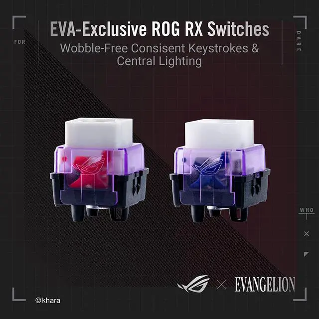 Alt view image 5 of 8 - ASUS ROG Strix Scope RX EVA Edition, 100% RGB Gaming Keyboard, ROG RX Red Optical Mechanical Switches,IP57 Water Resistance,USB Passthrough,Wider Ctrl Key,Stealth Key, Macro Support,Evangelion Themed