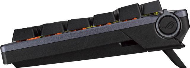 Alt view image 7 of 8 - ASUS ROG Azoth 75 Wireless DIY Custom Gaming Keyboard, OLED display, Gasket-Mount, Three-Layer Dampening, Hot-Swappable Pre-lubed ROG NX Snow Switches & Keyboard Stabilizers, PBT Keycaps, RGB