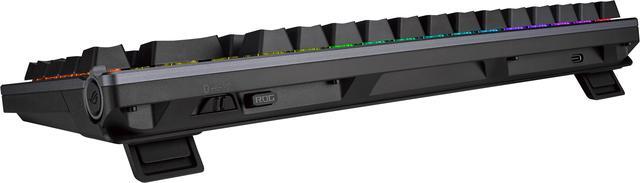 Alt view image 8 of 8 - ASUS ROG Azoth 75 Wireless DIY Custom Gaming Keyboard, OLED display, Gasket-Mount, Three-Layer Dampening, Hot-Swappable Pre-lubed ROG NX Snow Switches & Keyboard Stabilizers, PBT Keycaps, RGB