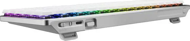 Alt view image 7 of 9 - ASUS ROG Falchion RX Low Profile 65% Compact Wireless Gaming Keyboard, Pre-lubed ROG RX Blue Low-Profile Optical Switches, Tri-mode Connection, MacOS Support, ABS Keycaps, RGB-White