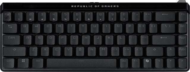 Alt view image 2 of 11 - ASUS ROG Falchion Ace HFX 65% compact gaming keyboard - ROG HFX magnetic switches, 8000Hz polling rate, three-layer dampening foam, silicone gasket mount, interactive touch panel, dual USB-C® ports