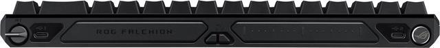 Alt view image 10 of 11 - ASUS ROG Falchion Ace HFX 65% compact gaming keyboard - ROG HFX magnetic switches, 8000Hz polling rate, three-layer dampening foam, silicone gasket mount, interactive touch panel, dual USB-C® ports
