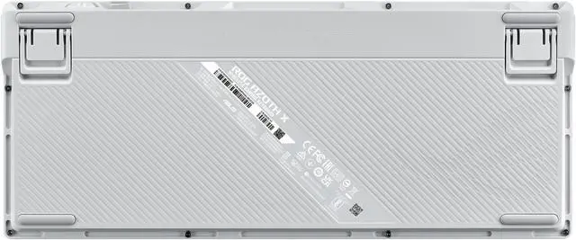 Alt view image 5 of 10 - ROG Azoth X 75% custom gaming keyboard - hot-swappable ROG NX V2 Mechanical Switches, dye-sublimated semi-translucent keycaps, OLED display, three-way control knob