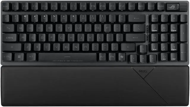 Alt view image 10 of 14 - ASUS ROG Strix Scope II 96 RX Wireless Gaming Keyboard, Optical Switches, Low Latency 2.4GHz, RGB, Compact 96% Layout