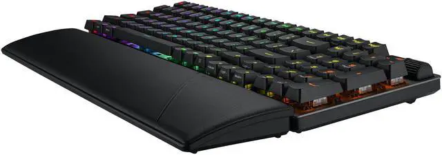 Alt view image 6 of 14 - ASUS ROG Strix Scope II 96 RX Wireless Gaming Keyboard, Optical Switches, Low Latency 2.4GHz, RGB, Compact 96% Layout