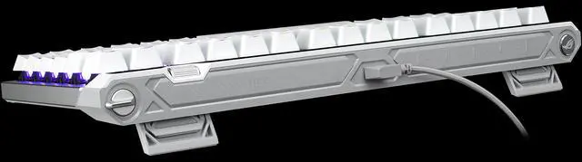 Alt view image 5 of 14 - ASUS ROG Falchion Ace 75 HE Wired Analog/Hall Effect Gaming Keyboard 75% TKL, USB, Hot Swappable HFX V2X Magnetic Switch, Rapid Trigger, 8KHz Polling, PBT Keycap, Carry Case, Web-based Config - White