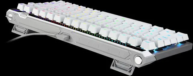 Alt view image 6 of 14 - ASUS ROG Falchion Ace 75 HE Wired Analog/Hall Effect Gaming Keyboard 75% TKL, USB, Hot Swappable HFX V2X Magnetic Switch, Rapid Trigger, 8KHz Polling, PBT Keycap, Carry Case, Web-based Config - White