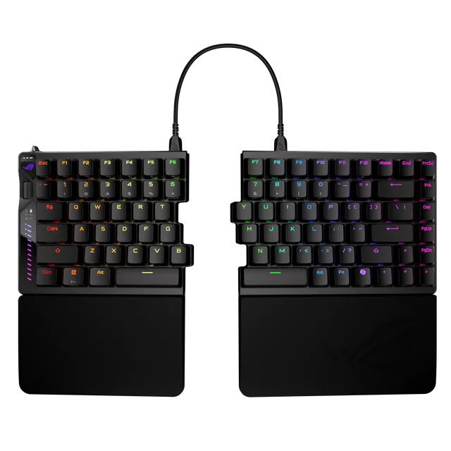 Alt view image 3 of 10 - ASUS M703 ROG Falcata Ace 75% Wireless Gaming Keyboard