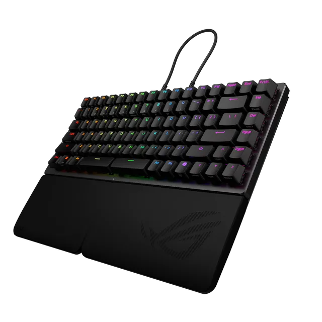 Alt view image 4 of 10 - ASUS M703 ROG Falcata Ace 75% Wireless Gaming Keyboard