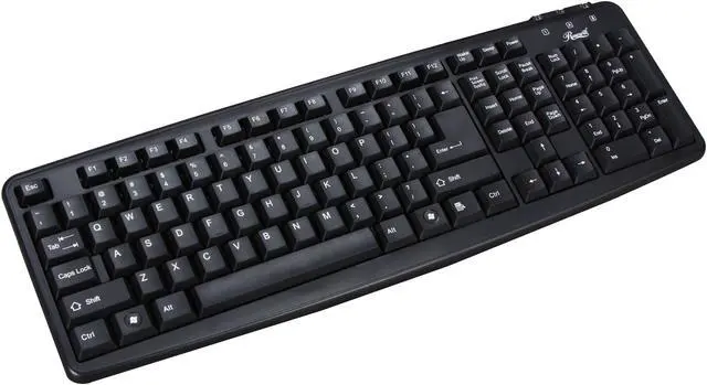 Main image of Rosewill RK-200 - Standard Keyboard - Black, 107 Normal Keys, USB Wired