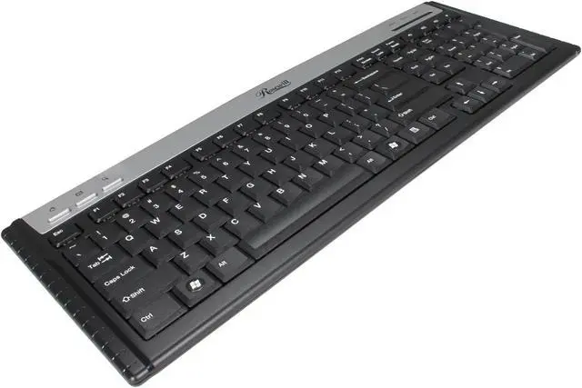 Main image of Rosewill RK-7310 Black 105 Normal Keys 7 Function Keys USB Wired Super Slim Multimedia Keyboard