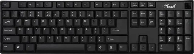 Alt view image 2 of 10 - Rosewill RKM-800RF 2.4 GHz Cordless Slim Keyboard and Mouse Combo