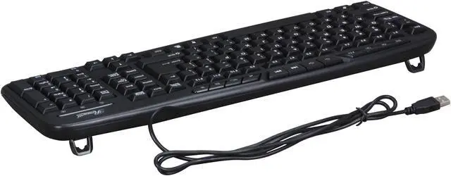 Alt view image 3 of 4 - Rosewill Multimedia Keyboard - Black, 104 Normal & 12 Function Keys, USB Wired - RK-700M