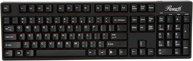 Alt view image 2 of 7 - Rosewill RK-9000 - Mechanical Keyboard - Cherry MX Blue Switches