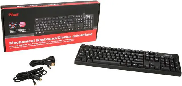 Alt view image 7 of 7 - Rosewill RK-9000 - Mechanical Keyboard - Cherry MX Blue Switches