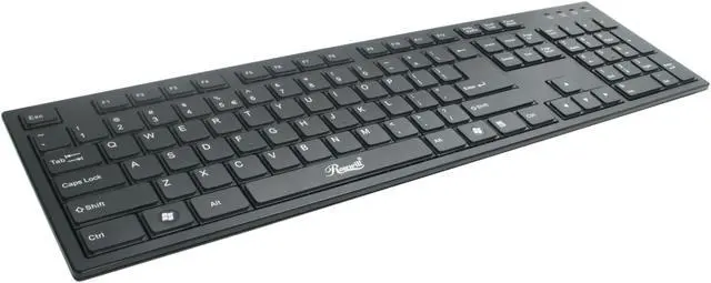 Main image of Rosewill RK-7431 Black 104 Normal Keys USB Super Slim Keyboard with Scissor-Key Switches