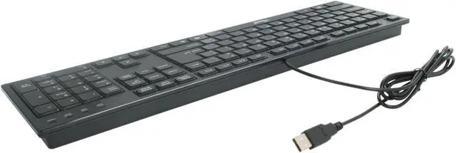 Alt view image 3 of 4 - Rosewill RK-7431 Black 104 Normal Keys USB Super Slim Keyboard with Scissor-Key Switches