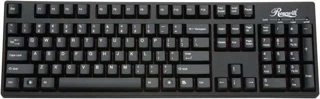 Alt view image 2 of 6 - Rosewill RK-9000BR - Mechanical Keyboard with Cherry MX Brown Switches