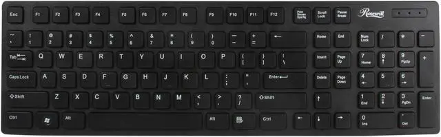 Alt view image 2 of 4 - Rosewill RIKB-11002 Slim Keyboard with Low Profile Chiclet Keycap Design