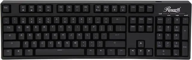 Alt view image 3 of 5 - Rosewill Helios RK-9200BU - Dual LED Illuminated Mechanical Keyboard with Cherry MX Blue Switches