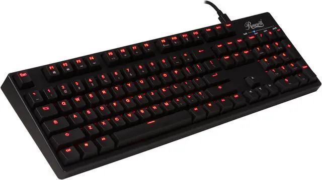 Alt view image 2 of 5 - Rosewill Helios RK-9200RE - Dual LED Illuminated Mechanical Keyboard with Cherry MX Red Switches