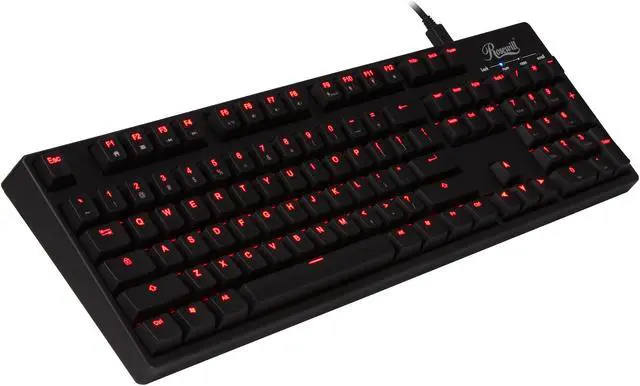 Alt view image 2 of 5 - Rosewill Helios RK-9200BL - Dual LED Illuminated Mechanical Keyboard with Cherry MX Black Switches