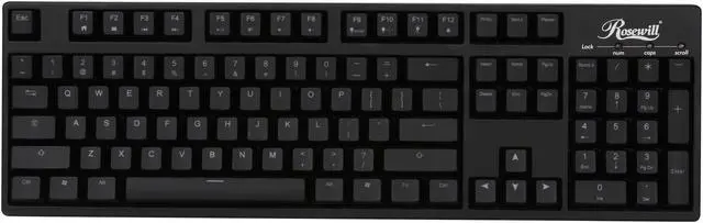 Alt view image 3 of 5 - Rosewill Helios RK-9200BL - Dual LED Illuminated Mechanical Keyboard with Cherry MX Black Switches