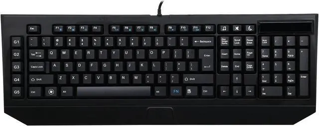 Alt view image 2 of 5 - Rosewill RK-8300 - Wired Gaming Keyboard - Anti-Ghosting, 5 Profile Settings, Adjustable Key Speed