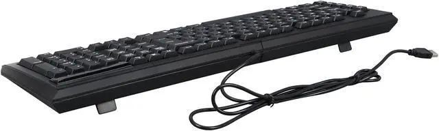 Alt view image 3 of 5 - Rosewill RK-8300 - Wired Gaming Keyboard - Anti-Ghosting, 5 Profile Settings, Adjustable Key Speed