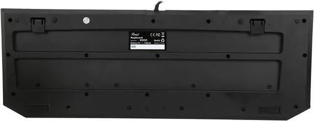 Alt view image 4 of 5 - Rosewill RK-8300 - Wired Gaming Keyboard - Anti-Ghosting, 5 Profile Settings, Adjustable Key Speed