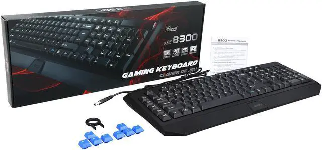 Alt view image 5 of 5 - Rosewill RK-8300 - Wired Gaming Keyboard - Anti-Ghosting, 5 Profile Settings, Adjustable Key Speed