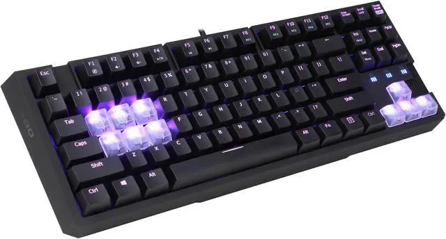 Main image of Rosewill RGB80 - 16.8 Million Color Illuminated Mechanical Gaming Keyboard