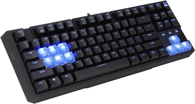 Alt view image 3 of 17 - Rosewill RGB80 - 16.8 Million Color Illuminated Mechanical Gaming Keyboard