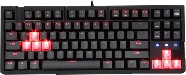 Alt view image 5 of 17 - Rosewill RGB80 - 16.8 Million Color Illuminated Mechanical Gaming Keyboard
