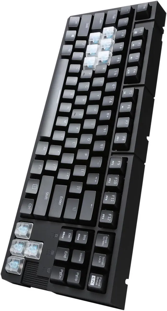 Alt view image 12 of 17 - Rosewill RGB80 - 16.8 Million Color Illuminated Mechanical Gaming Keyboard