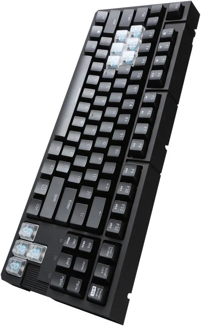 Alt view image 13 of 17 - Rosewill RGB80 - 16.8 Million Color Illuminated Mechanical Gaming Keyboard