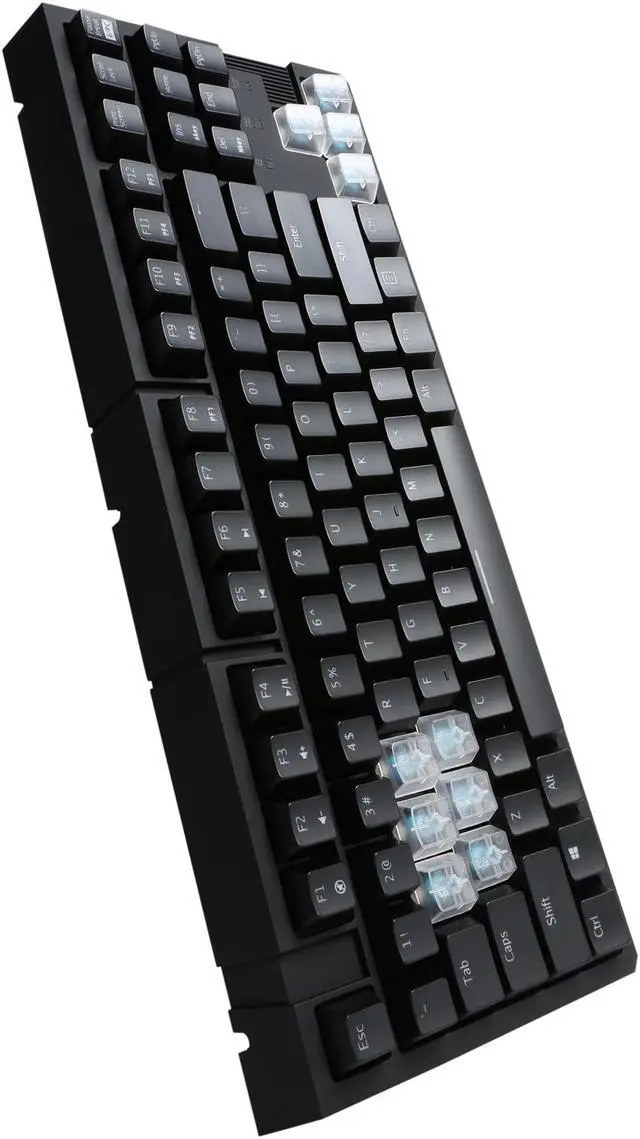 Alt view image 15 of 17 - Rosewill RGB80 - 16.8 Million Color Illuminated Mechanical Gaming Keyboard