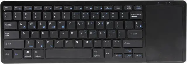 Alt view image 2 of 5 - Rosewill BK-700 - Bluetooth Keyboard with 5" EMC Mouse Touch Pad - Android Hot Keys, Supports Smartphones and Tablets