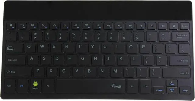 Alt view image 2 of 6 - Rosewill BK-500A - Bluetooth 3.0 HID Keyboard with Pop Out Stand - Android Hot Keys, Supports Smartphones and Tablets