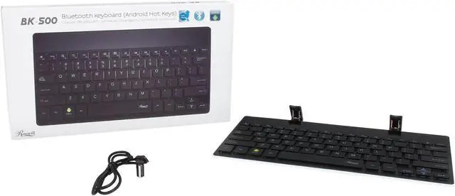 Alt view image 6 of 6 - Rosewill BK-500A - Bluetooth 3.0 HID Keyboard with Pop Out Stand - Android Hot Keys, Supports Smartphones and Tablets