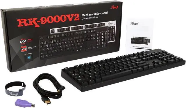 Alt view image 5 of 5 - Rosewill Mechanical Keyboard with Cherry MX Blue Switches - RK-9000V2