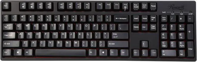 Alt view image 2 of 4 - Rosewill Mechanical Gaming Keyboard with Cherry MX Brown Switches - RK-9000V2 BR