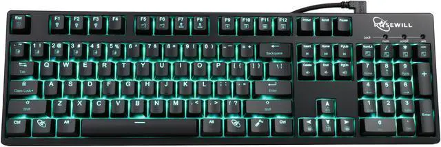 Alt view image 3 of 7 - Rosewill Mechanical Gaming Keyboard, Cherry RGB Brown, Backlit RGB LED - RK-9000V2 RGB BR