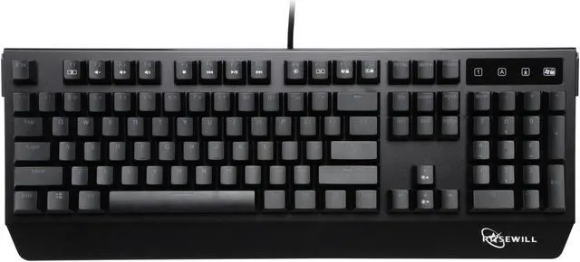 Alt view image 3 of 5 - Rosewill Mechanical Gaming Keyboard with Cherry MX Blue Switches - Retail - RK-9300