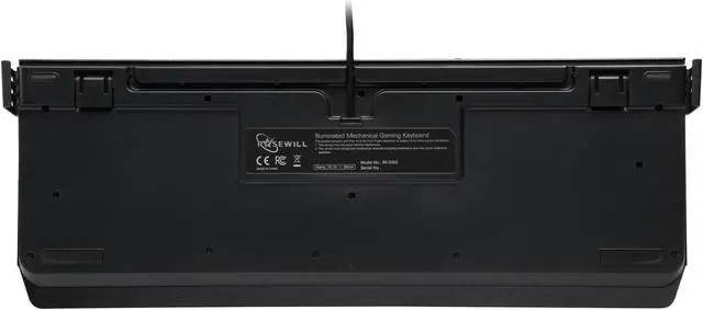 Alt view image 5 of 5 - Rosewill Mechanical Gaming Keyboard with Cherry MX Blue Switches - Retail - RK-9300