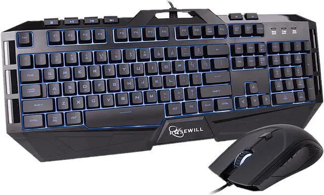 Alt view image 2 of 9 - Rosewill Fusion C30 Gaming Keyboard & Mouse Combo with 3-Color LED Backlit