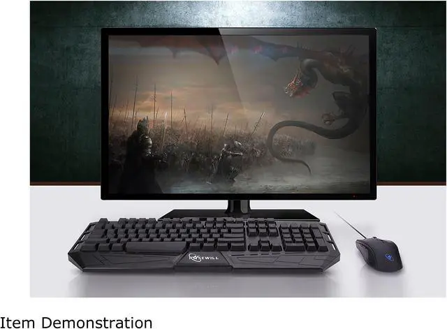 Alt view image 9 of 9 - Rosewill Fusion C30 Gaming Keyboard & Mouse Combo with 3-Color LED Backlit