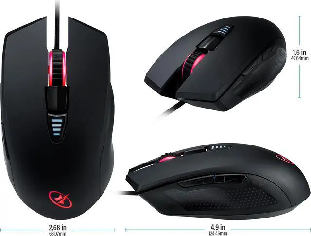 Alt view image 3 of 5 - Rosewill FUSION C40 Gaming Keyboard and Mouse Combo, Mem-chanical Switches, 7 RGB LED Backlight Effects, 26-Key Anti-Ghosting, 6 Multimedia Keys, On-The-Fly Mouse 4000 DPI, Precision Optical Sensor
