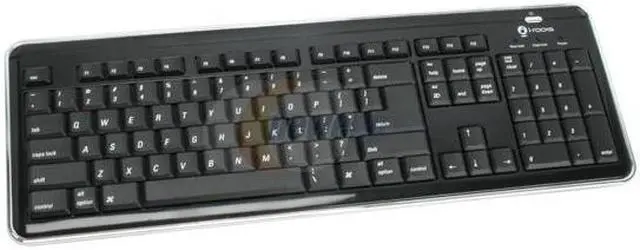 Main image of i-rocks KR-6170M-BK Black 104 Normal Keys USB Wired Standard i-mini Piano  X-Slim Mac Keyboard