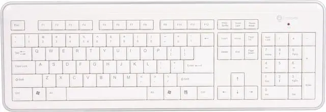 Alt view image 2 of 8 - i-rocks RF-6572-WH White 104 Normal Keys USB 2.4GHz RF Wireless Standard Keyboard Mouse Combo